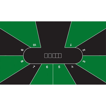 Pokertuch mit Zahlenfelder