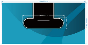 Pokertuch - Die Welle