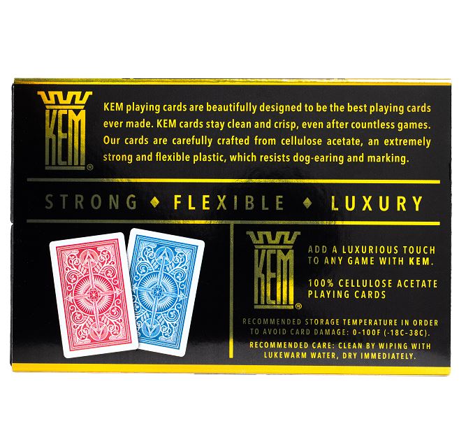 KEM Arrow Spielkarten Blau/Rot