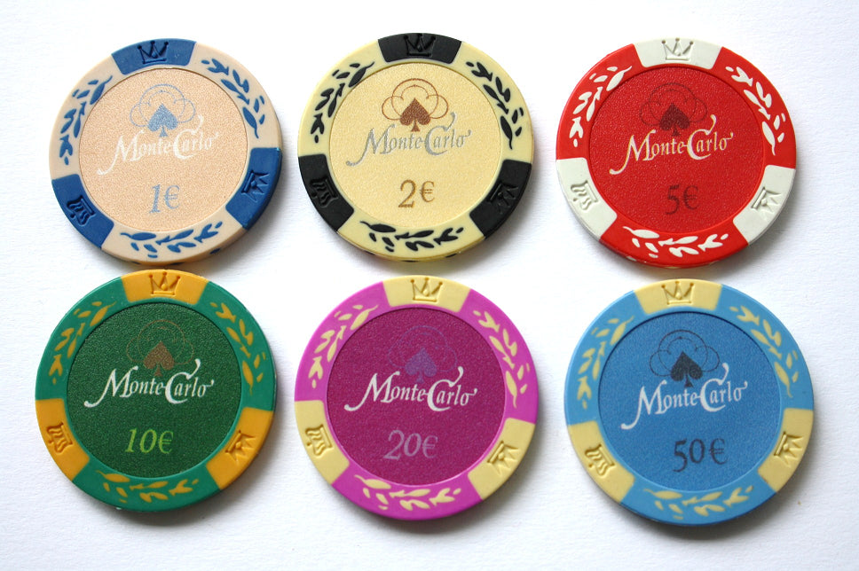 Monte Carlo Crown Poker Çipi 25 adet.