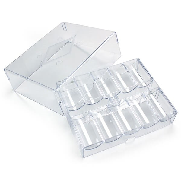 200-piece acrylic chip tray