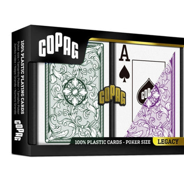 Copag Legacy Double Deck Green/Violet