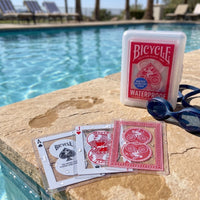 Bicycle Waterproof Plastic Spielkarten mit rotem Red Rider Back Design
