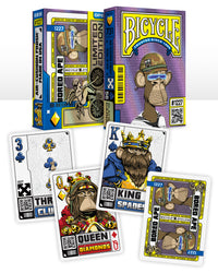Bicycle Bored Ape Spielkarten Verpackung und Kartendesign