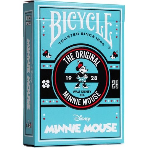 Offizielles Bicycle Disney Classic Minnie Mouse Spielkarten-Deck, farbenfrohe Schachtel mit Minnie Mouse Motiv, Premiumkarton