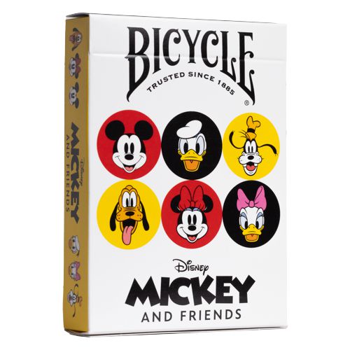 Offizielles Bicycle Disney Mickey & Friends Spielkarten-Deck, farbenfrohe Schachtel mit Mickey Mouse und Freunden, Premiumkarton