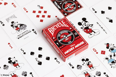 Bicycle Mickey Mouse Spielkarten mit illustrierten Kartenmotiven