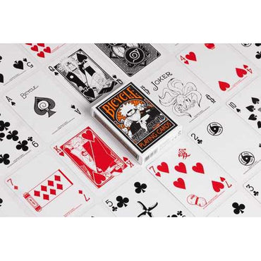 Individuell gestaltete Bildkarten mit Naruto, Sasuke, Sakura, Kakashi, Jiraiya, Pain und weiteren Charakteren im Bicycle Naruto Shippuden Deck