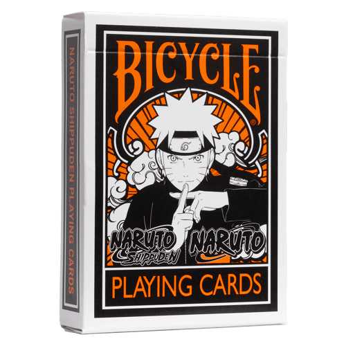 Offizielles Bicycle Naruto Shippuden Spielkarten-Deck, farbenfrohe Schachtel mit Naruto und Shinobi-Motiven, Premiumkarton