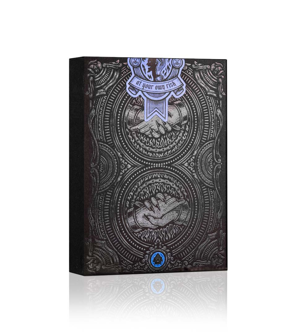 Cobalt Blue Playing Cards mit blauer UV-Tinte