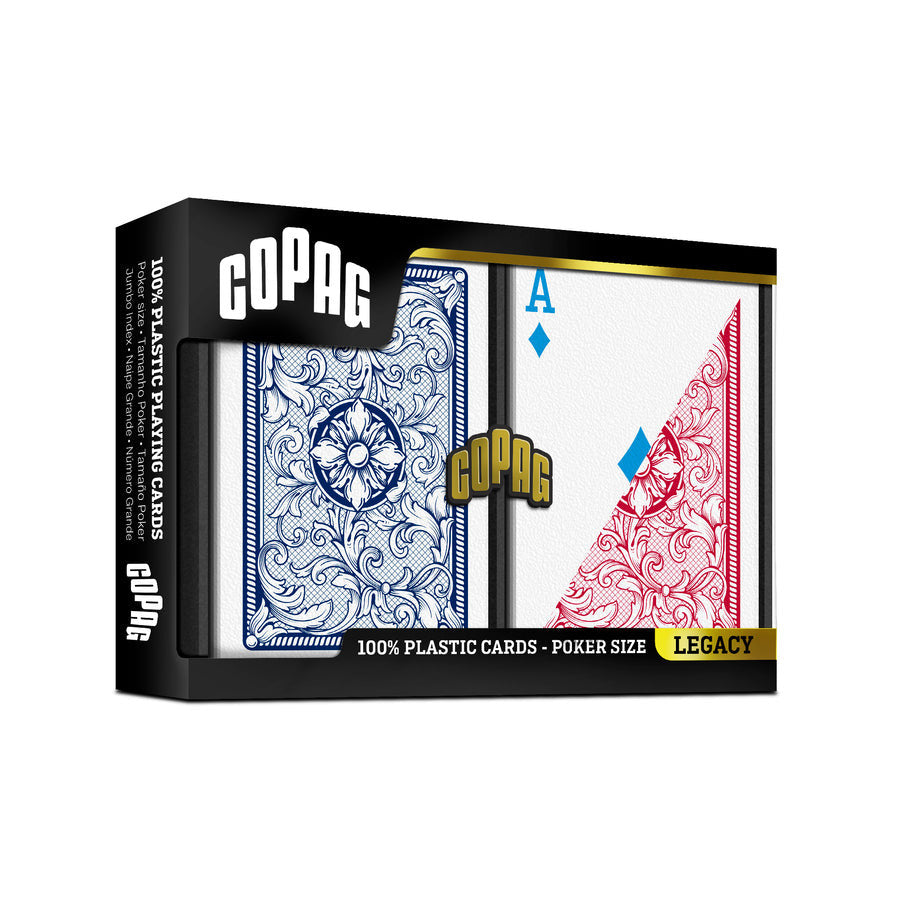 Copag Legacy Spielkarten in der praktischen Aufbewahrungsbox