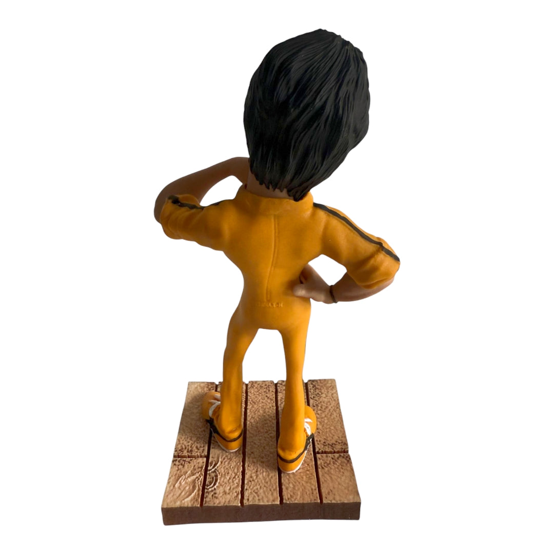 Nahaufnahme der handbemalten Oberfläche der limitierten Kampfkunst-Sammlerfigur aus Resin, weltweit nur 30 Stück