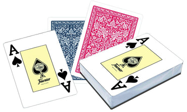 Fournier 2818 Spielkarten Rückseite – langlebige PVC Pokerkarten aus Spanien