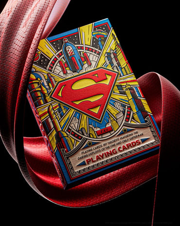 Superman Spielkarten mit DC Comics Design