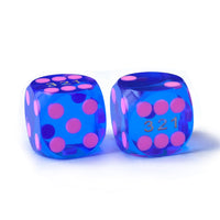 Casino Präzisionswürfel 14 mm mit Seriennummer