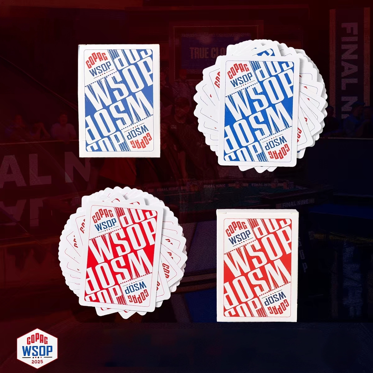COPAG WSOP Pokerkarten mit Jumbo Index und gut lesbaren Kartenwerten