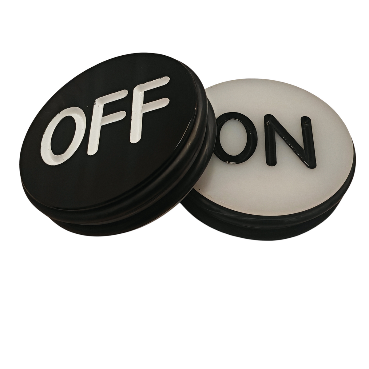 Craps On Off Puck aus Acryl mit 7,6 cm Durchmesser