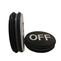 OFF-Seite des beidseitig bedruckten Craps-Pucks