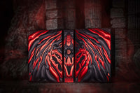 Demon V2 Playing Cards Vengeance Edition in Schwarz und Rot