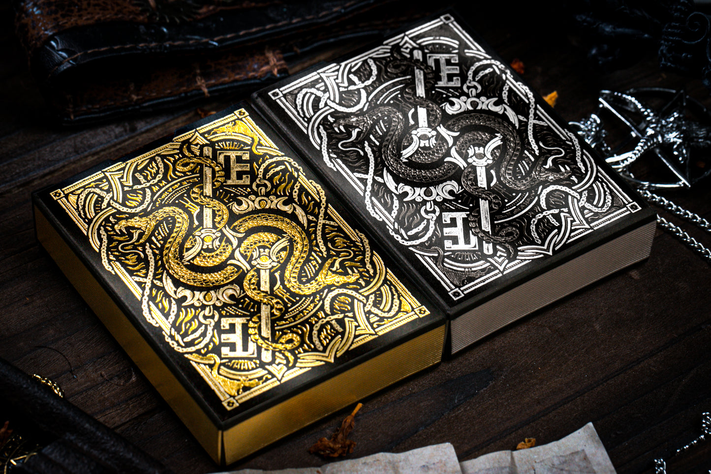 Keys of Solomon Playing Cards - Golden Grimoire Edition