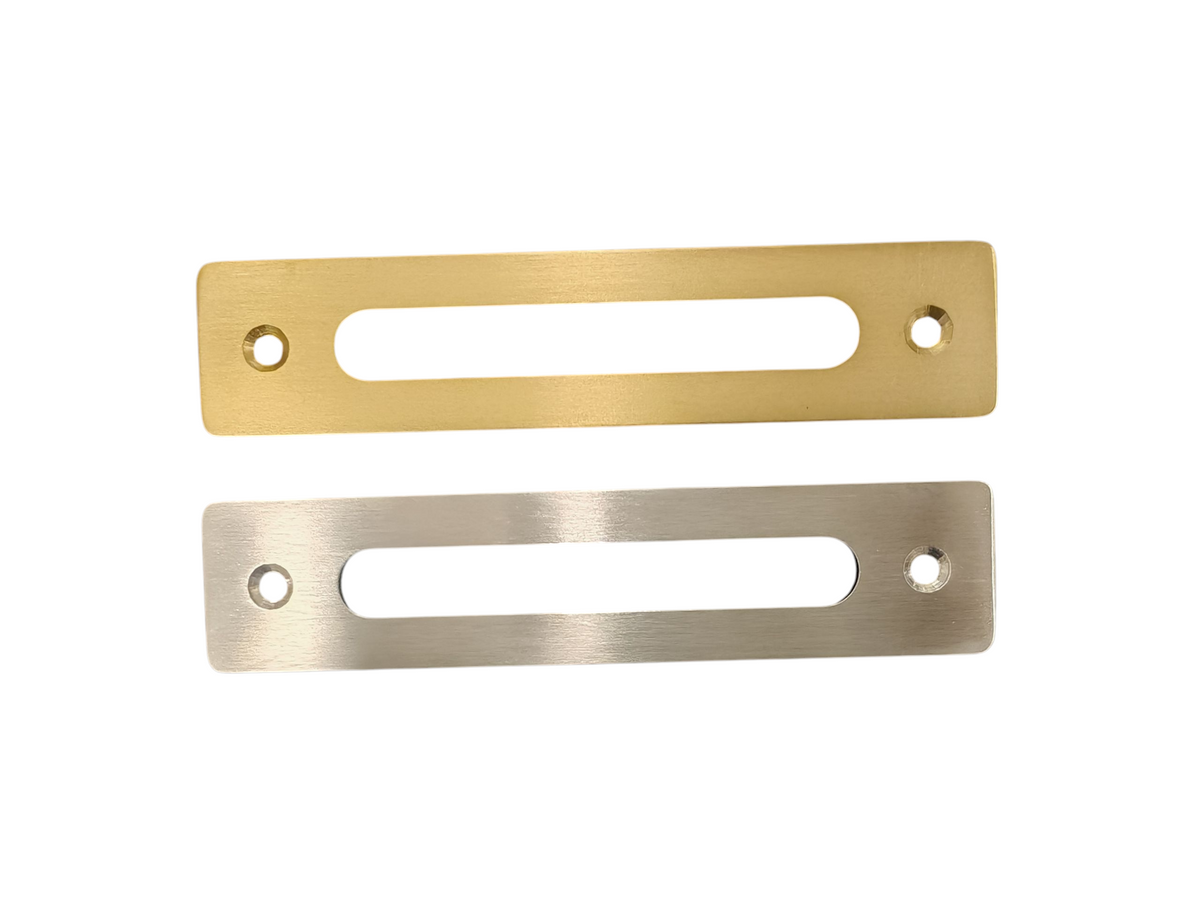 Goldener Messing-Geldschlitz für Pokertische 14 x 3 cm