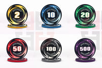 Opulence Keramik-Pokerchip-Set mit 500 Chips