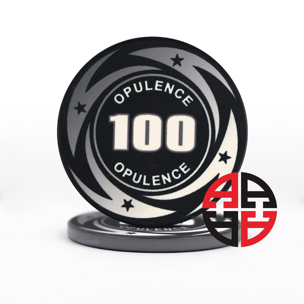 Opulence Keramik-Pokerchips mit sechs Wertstufen im 500er-Set