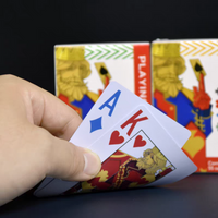 4-Farbige Plastik-Spielkarten – Jumbo Index, Orange oder Grün